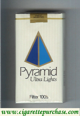 Pyramid Ultra Lights Filter 100s soft box cigarettes